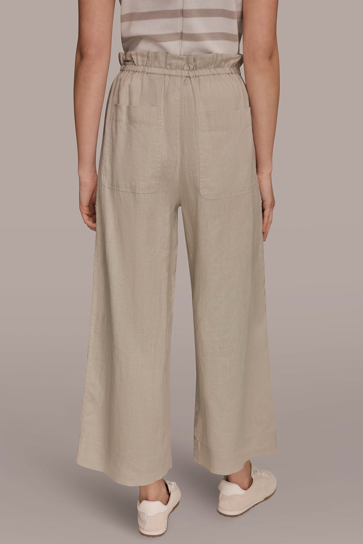 Donna Karan HIGH-RISE PAPERBAG PANT