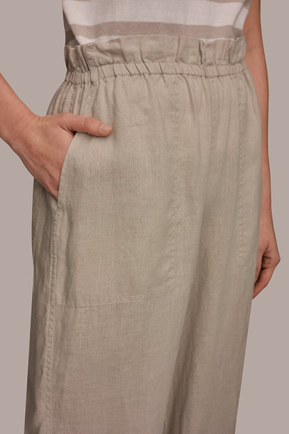 Donna Karan HIGH-RISE PAPERBAG PANT