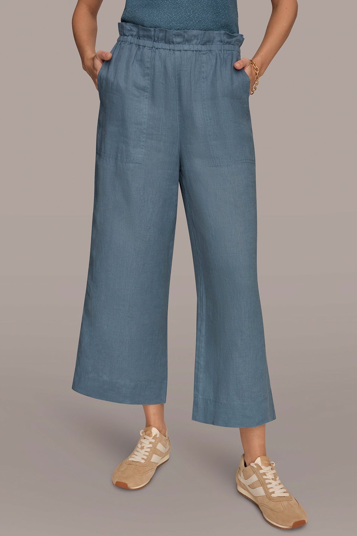 Donna Karan HIGH-RISE PAPERBAG PANT
