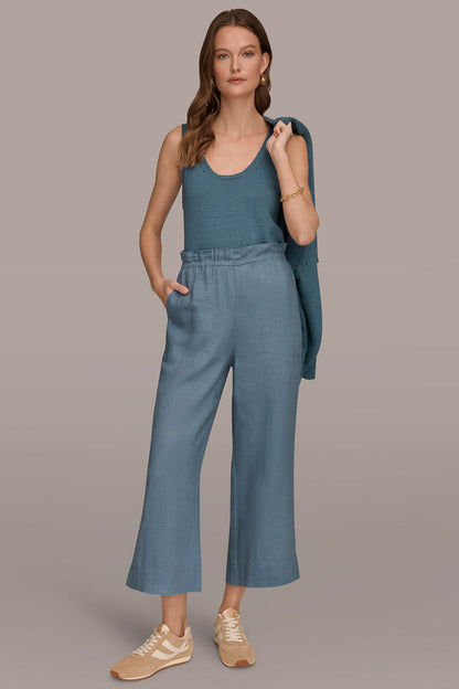 Donna Karan HIGH-RISE PAPERBAG PANT