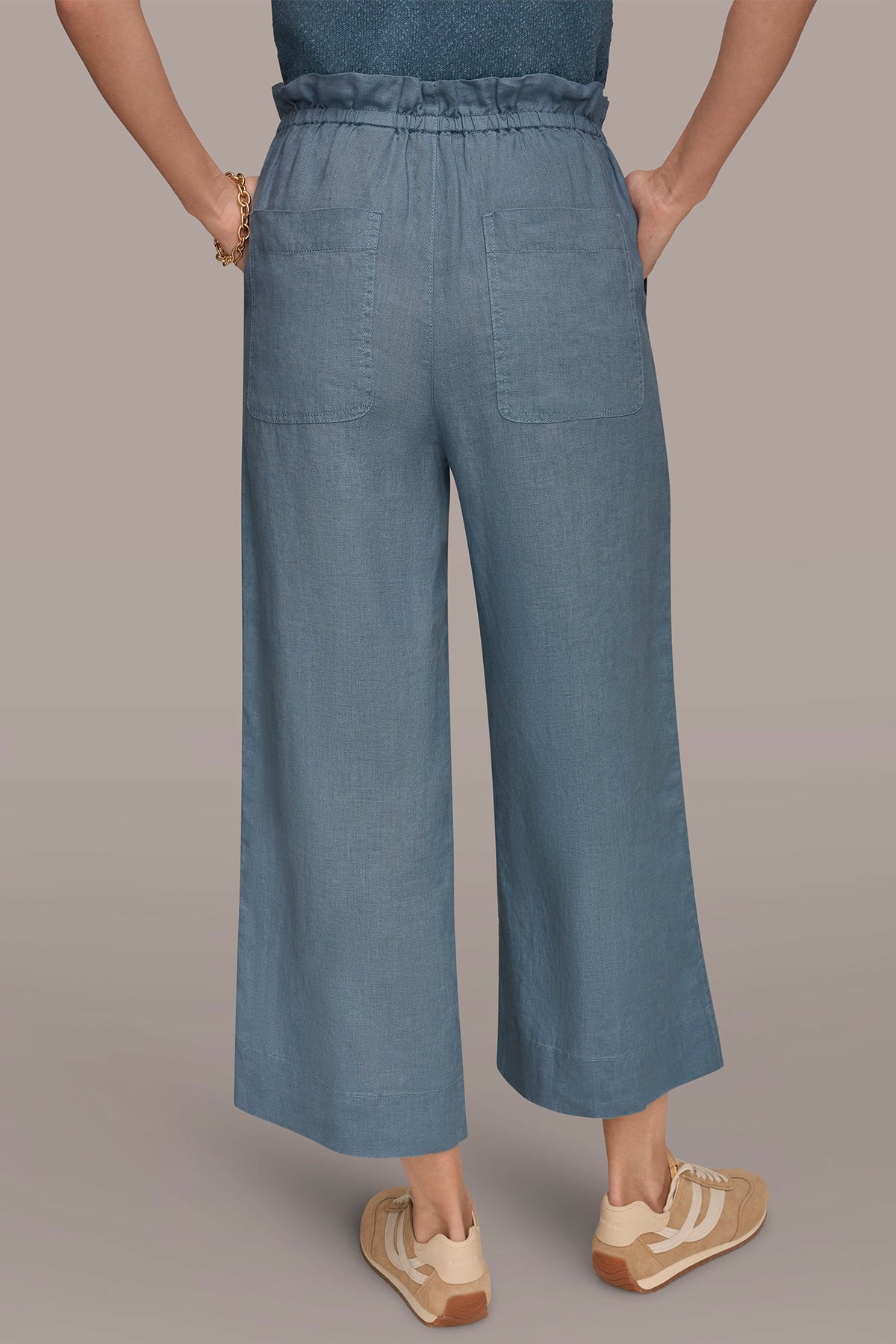 Donna Karan HIGH-RISE PAPERBAG PANT