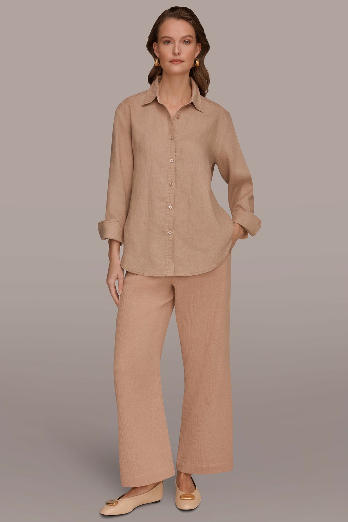 Donna Karan LONG SLEEVE SHIRT
