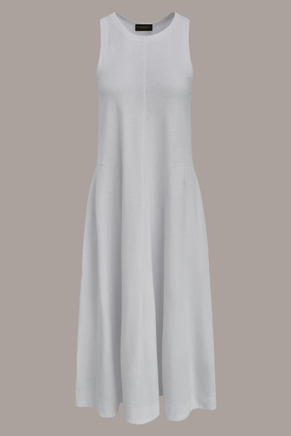 Donna Karan SLEEVELESS MIDI TRAPEZE DRESS