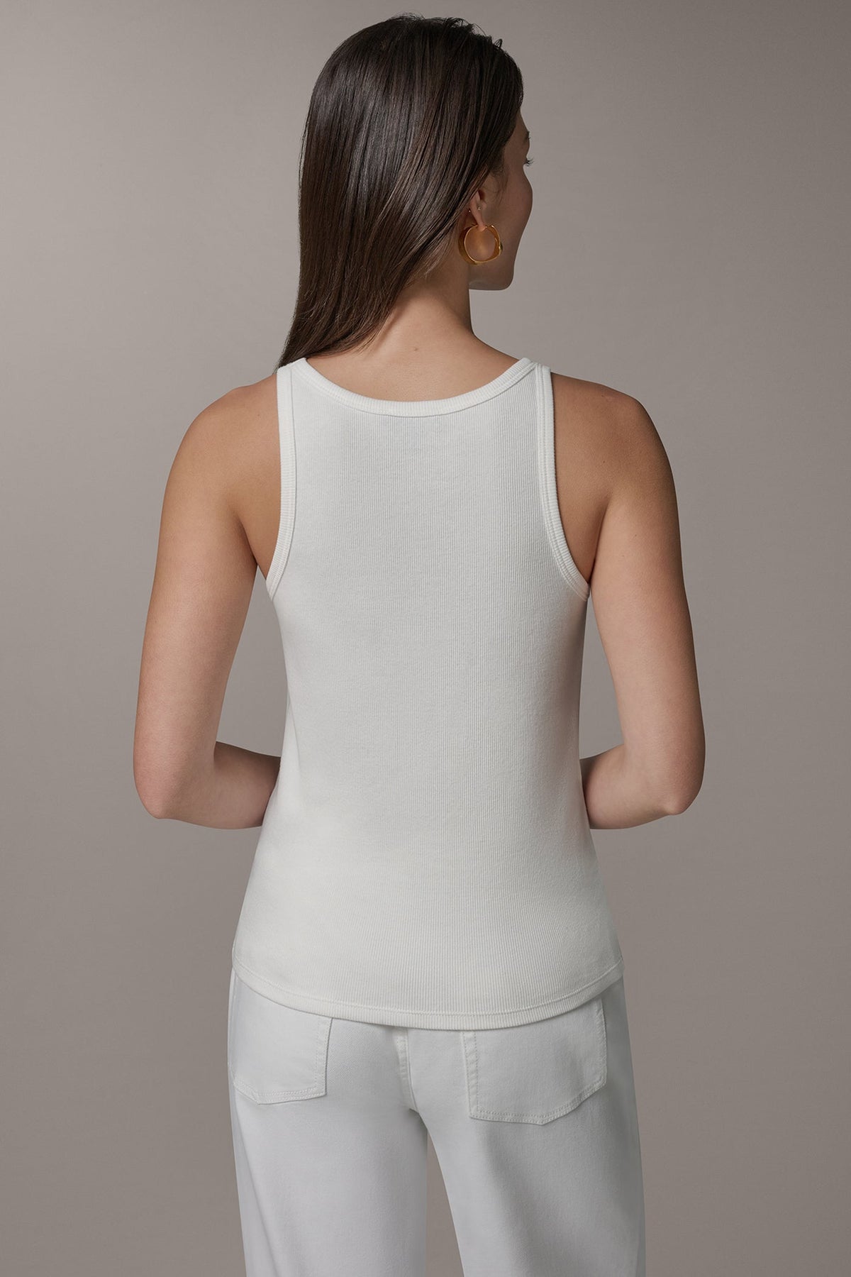 Donna Karan SLEEVELESS HALTER TANK