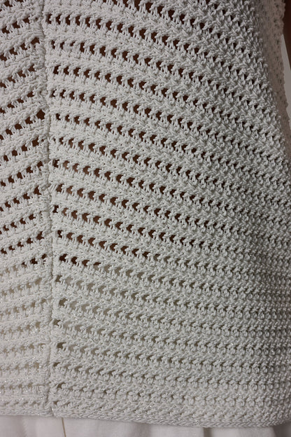 Donna Karan SLEEVELESS METALLIC SWEATER TANK
