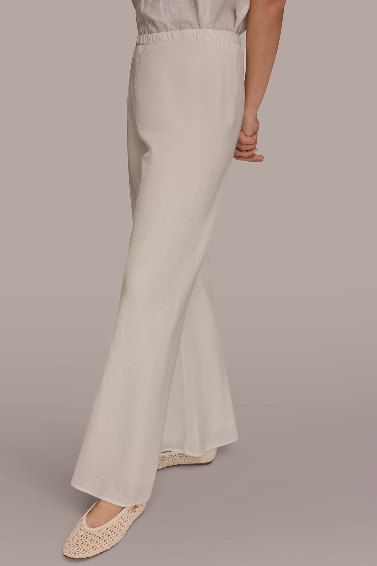 Donna Karan MID-RISE RELAXED ANKLE PANT