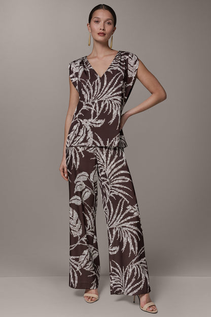 Donna Karan SLEEVELESS EXTENDED SHOULDER TOP