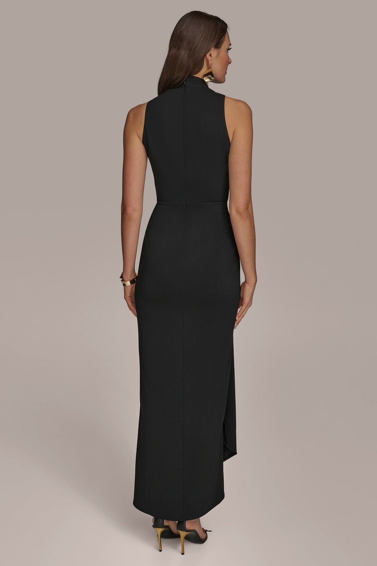 Donna Karan WRAP-EFFECT GOWN