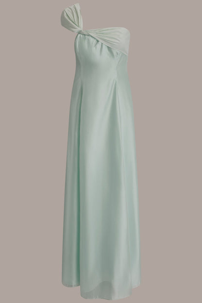 Donna Karan ORGANZA TWIST ONE-SHOULDER BALL GOWN