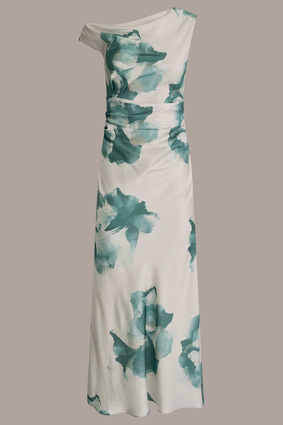 Donna Karan CHARMEUSE FLORAL GOWN