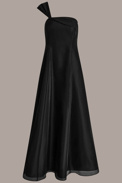 Donna Karan ORGANZA TWIST ONE-SHOULDER BALL GOWN
