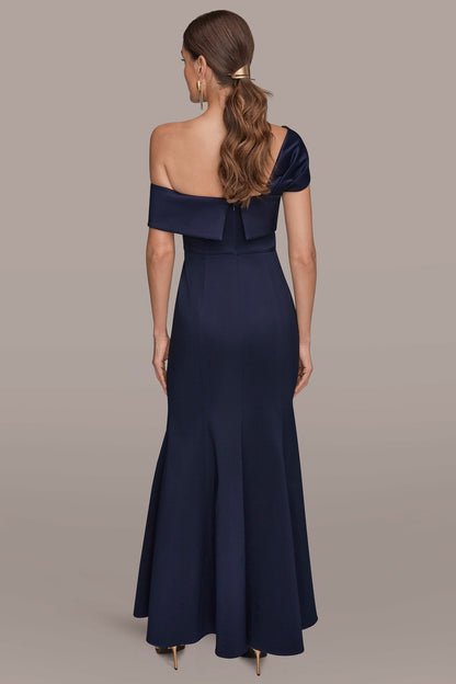 Donna Karan MIKADO OFF-THE-SHOULDER GOWN