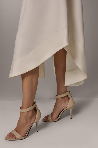 Donna Karan MIKADO STRAPLESS MIDI GOWN