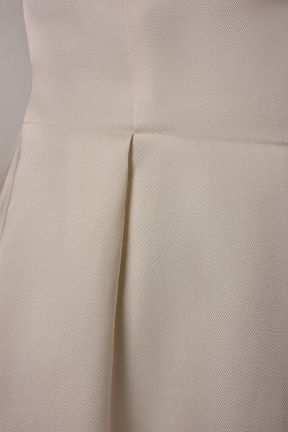 Donna Karan MIKADO STRAPLESS MIDI GOWN