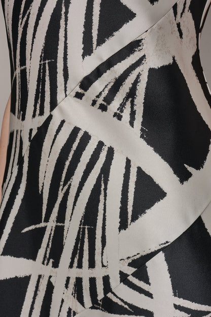Donna Karan ASYMMETRIC MIDI SLIP DRESS