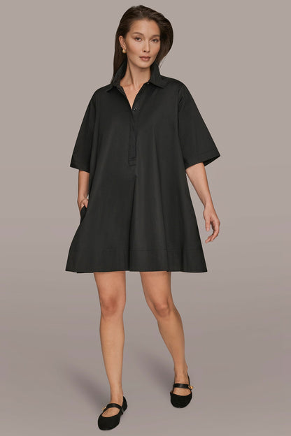 Donna Karan ELBOW-SLEEVE DRESS