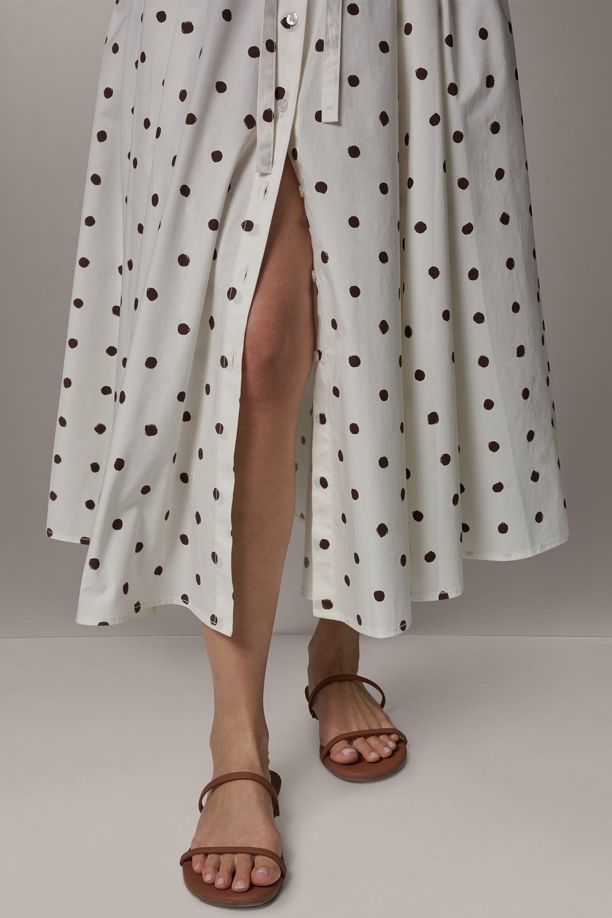 Donna Karan SLEEVELESS MIDI HALTER DRESS