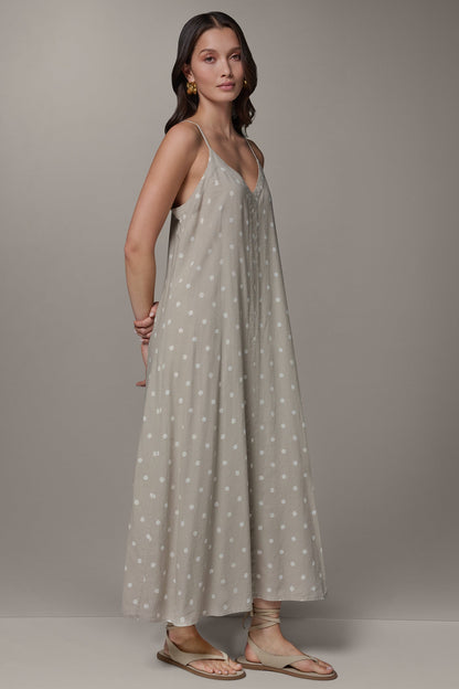 Donna Karan SLEEVELESS MAXI CUTOUT DRESS