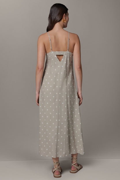 Donna Karan SLEEVELESS MAXI CUTOUT DRESS