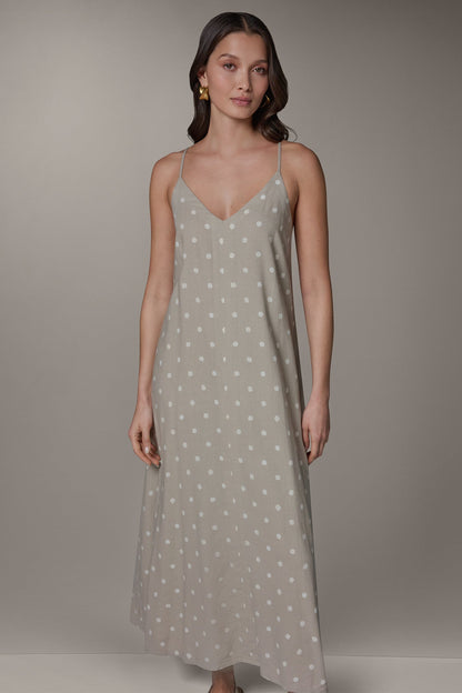 Donna Karan SLEEVELESS MAXI CUTOUT DRESS
