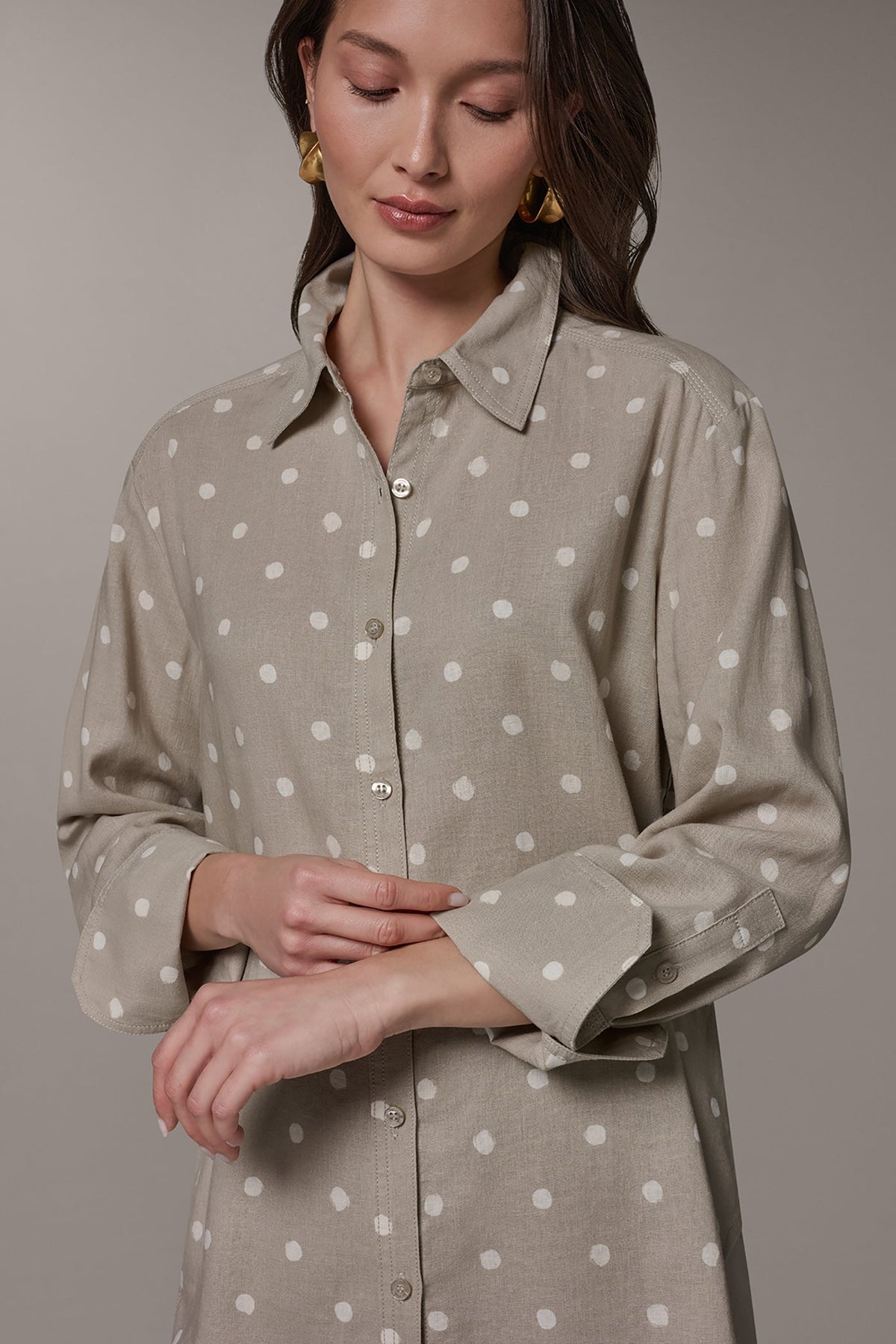 Donna Karan LONG SLEEVE SHIRT