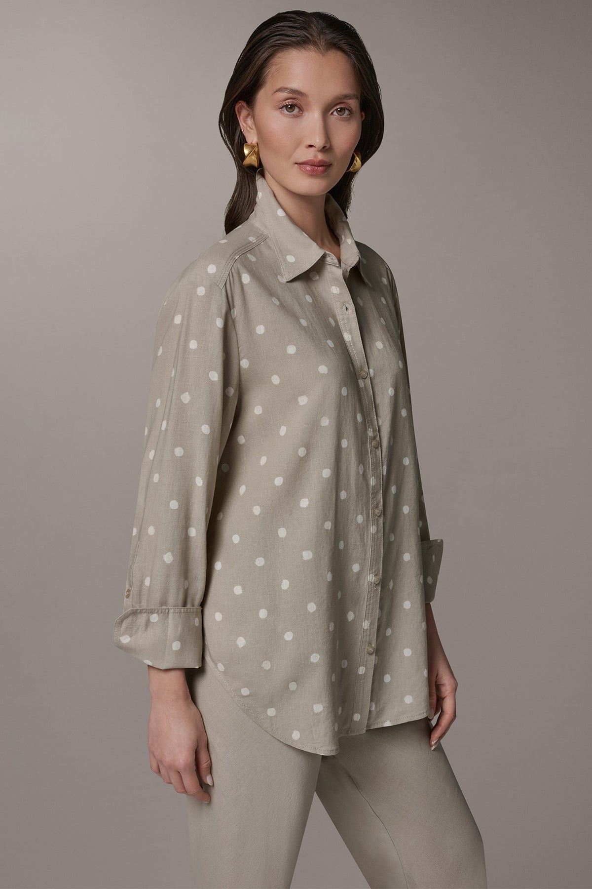 Donna Karan LONG SLEEVE SHIRT