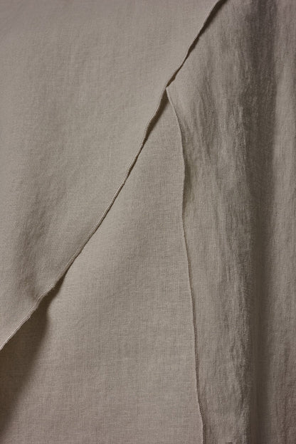 Donna Karan 3/4 SLEEVE OVERLAY BLOUSE