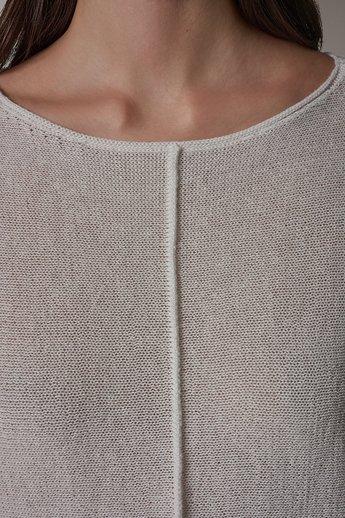 Donna Karan DOLMAN SLEEVE BALLET NECK SWEATER