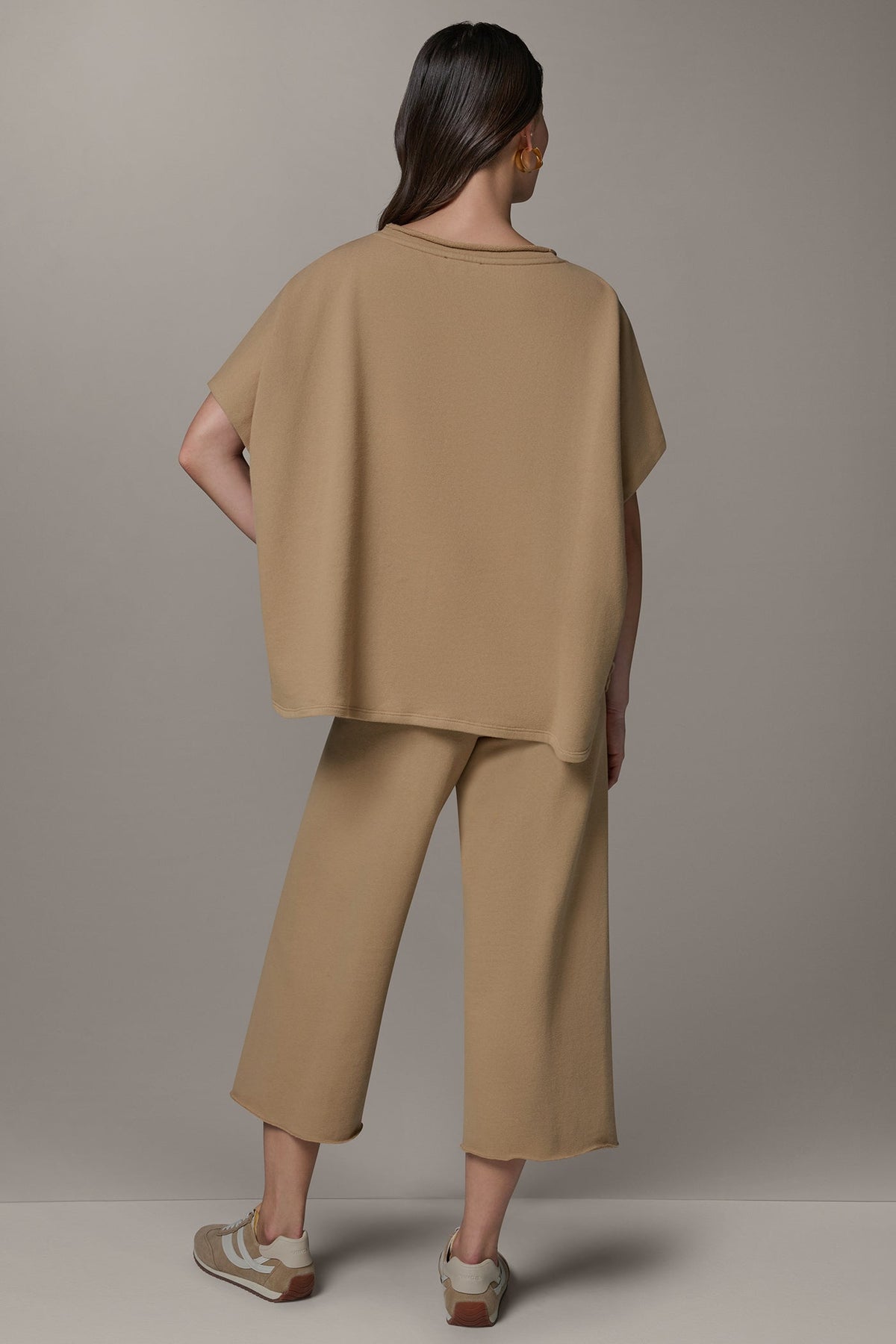 Donna Karan SHORT SLEEVE BOATNECK PULLOVER