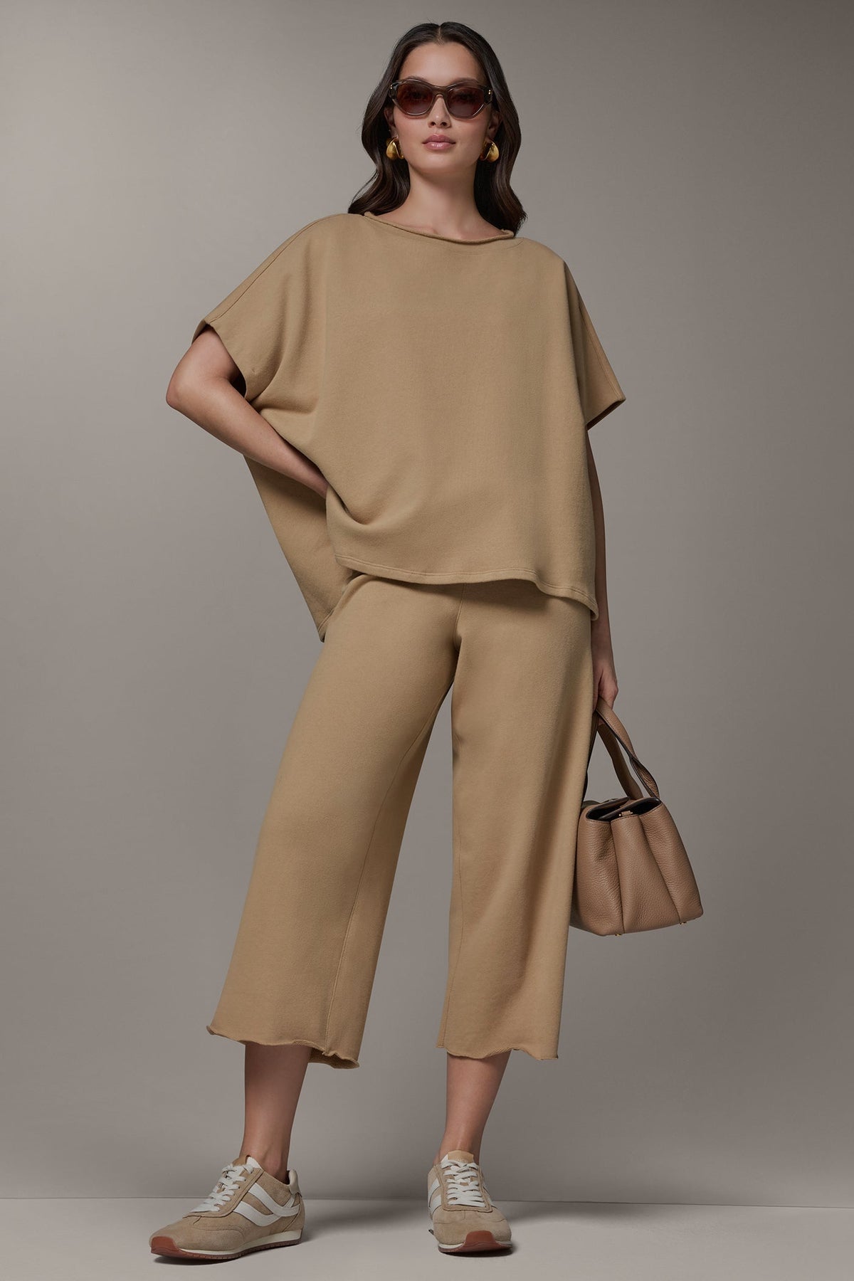 Donna Karan SHORT SLEEVE BOATNECK PULLOVER