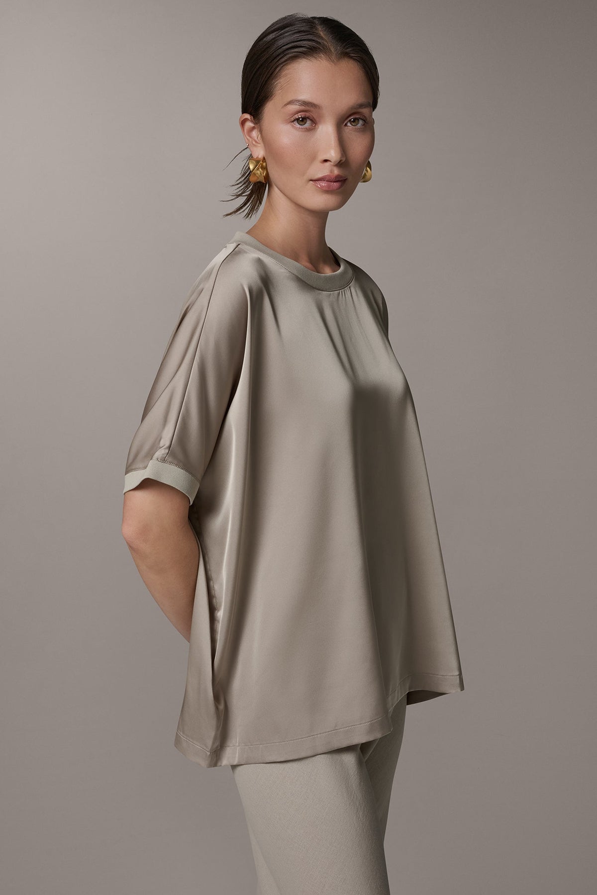 Donna Karan DOLMAN SLEEVE BLOUSE