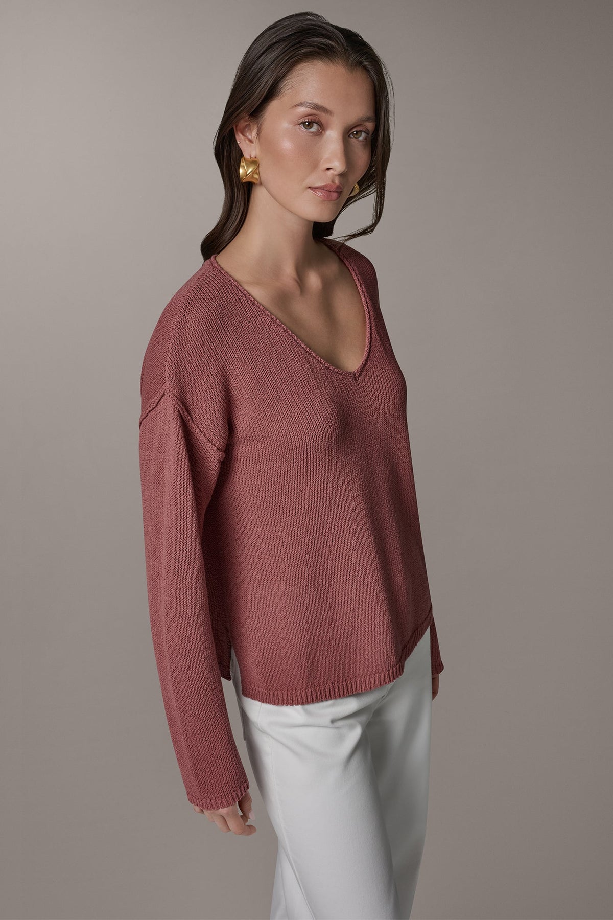 Donna Karan LONG SLEEVE SWEATER