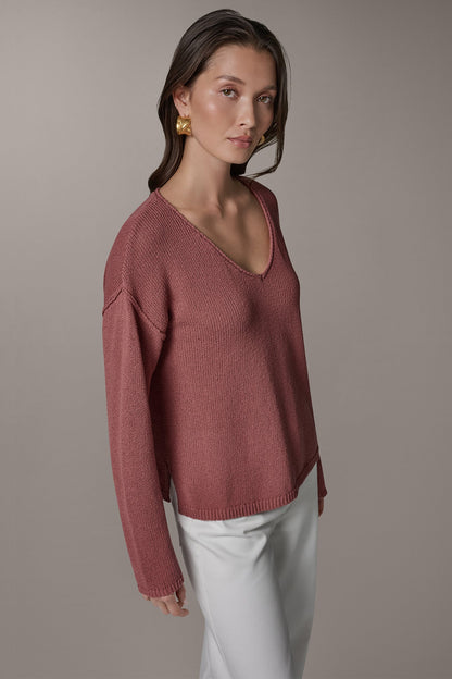 Donna Karan LONG SLEEVE SWEATER