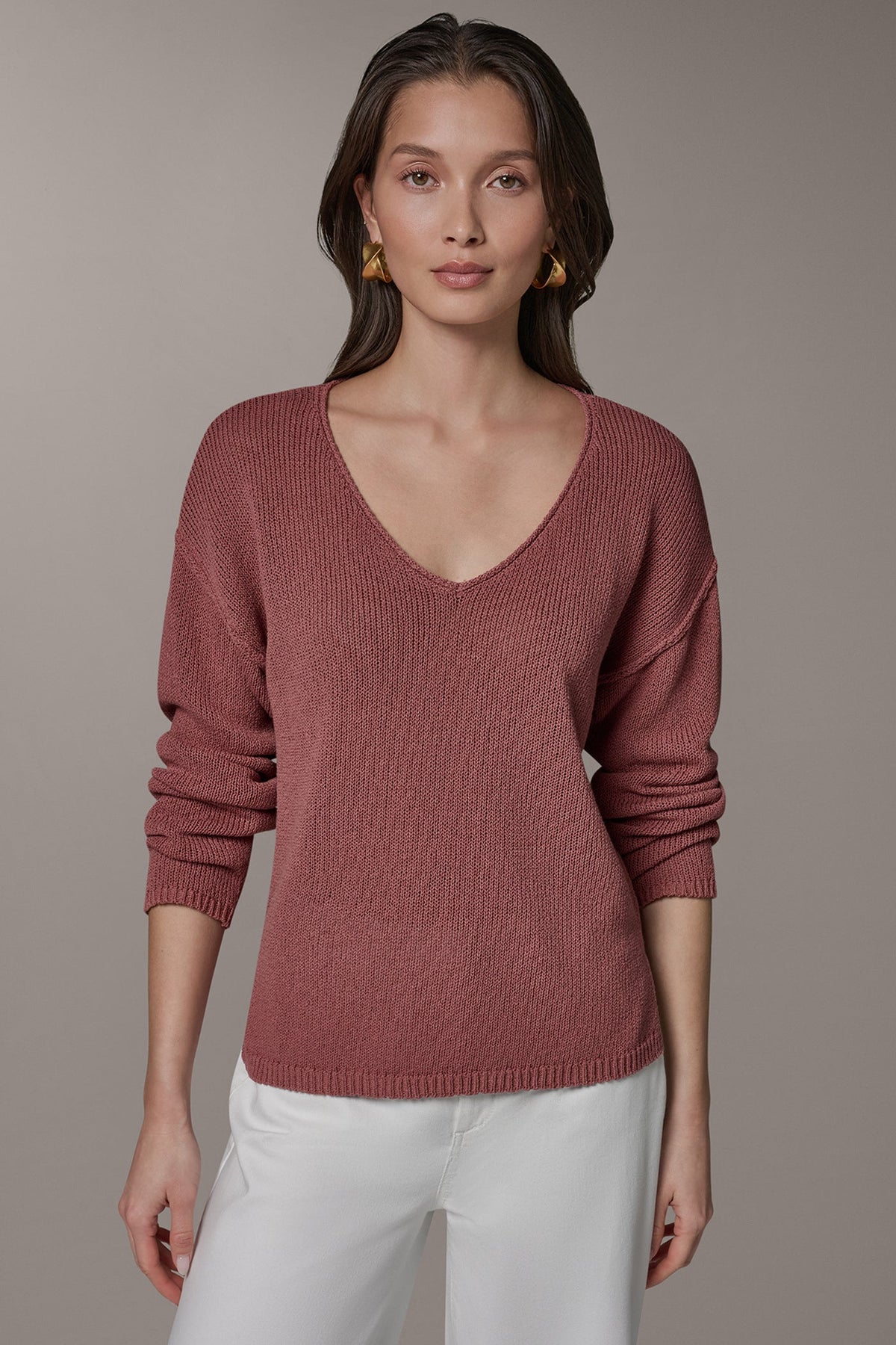 Donna Karan LONG SLEEVE SWEATER