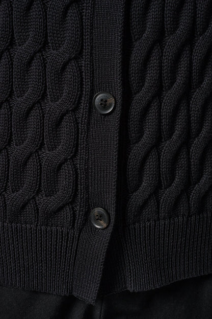 Donna Karan SLEEVELESS CABLE KNIT VEST