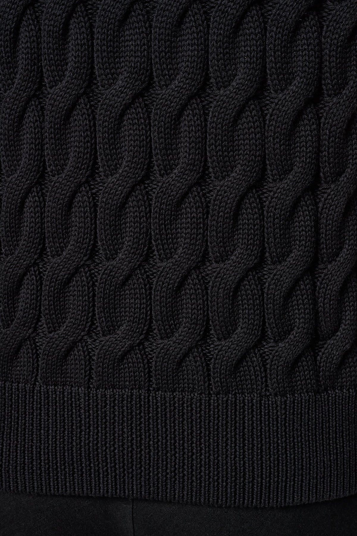 Donna Karan SLEEVELESS CABLE KNIT VEST