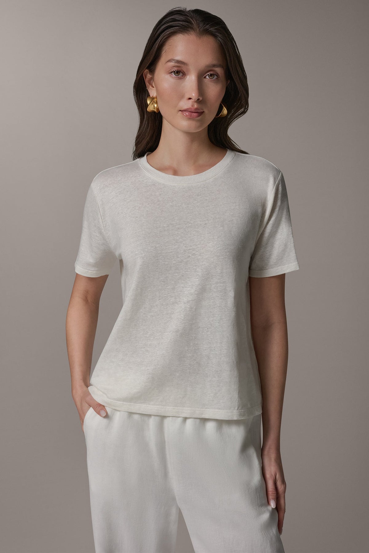 Donna Karan SHORT SLEEVE TEE