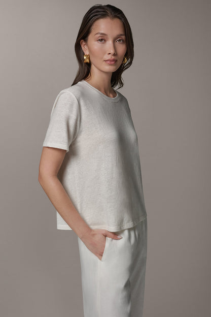 Donna Karan SHORT SLEEVE TEE