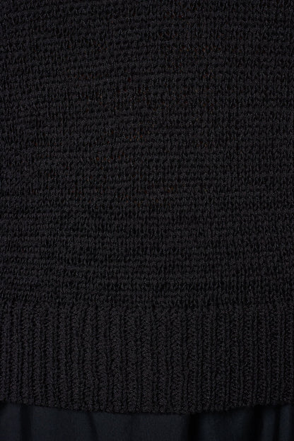 Donna Karan SLEEVELESS POLO SWEATER