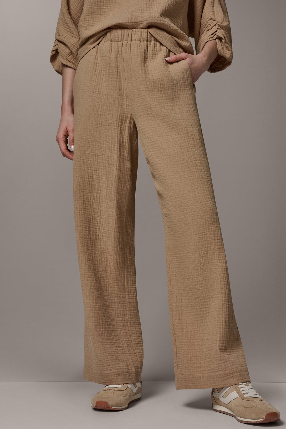 Donna Karan MID-RISE STRAIGHT-LEG PANT