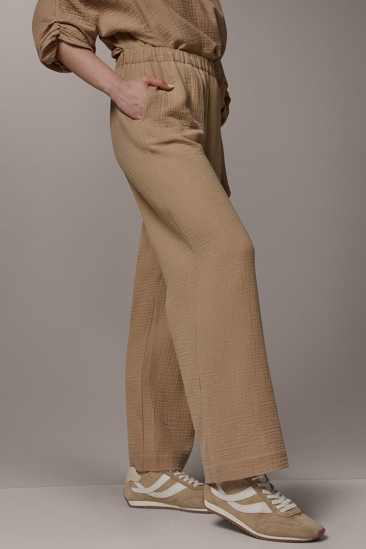 Donna Karan MID-RISE STRAIGHT-LEG PANT