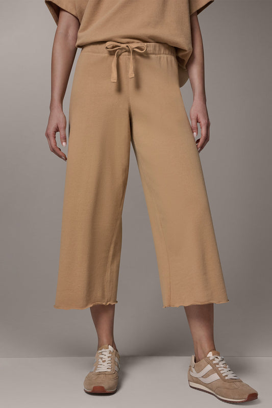 Donna Karan MID-RISE STRAIGHT-LEG CAPRI PANT