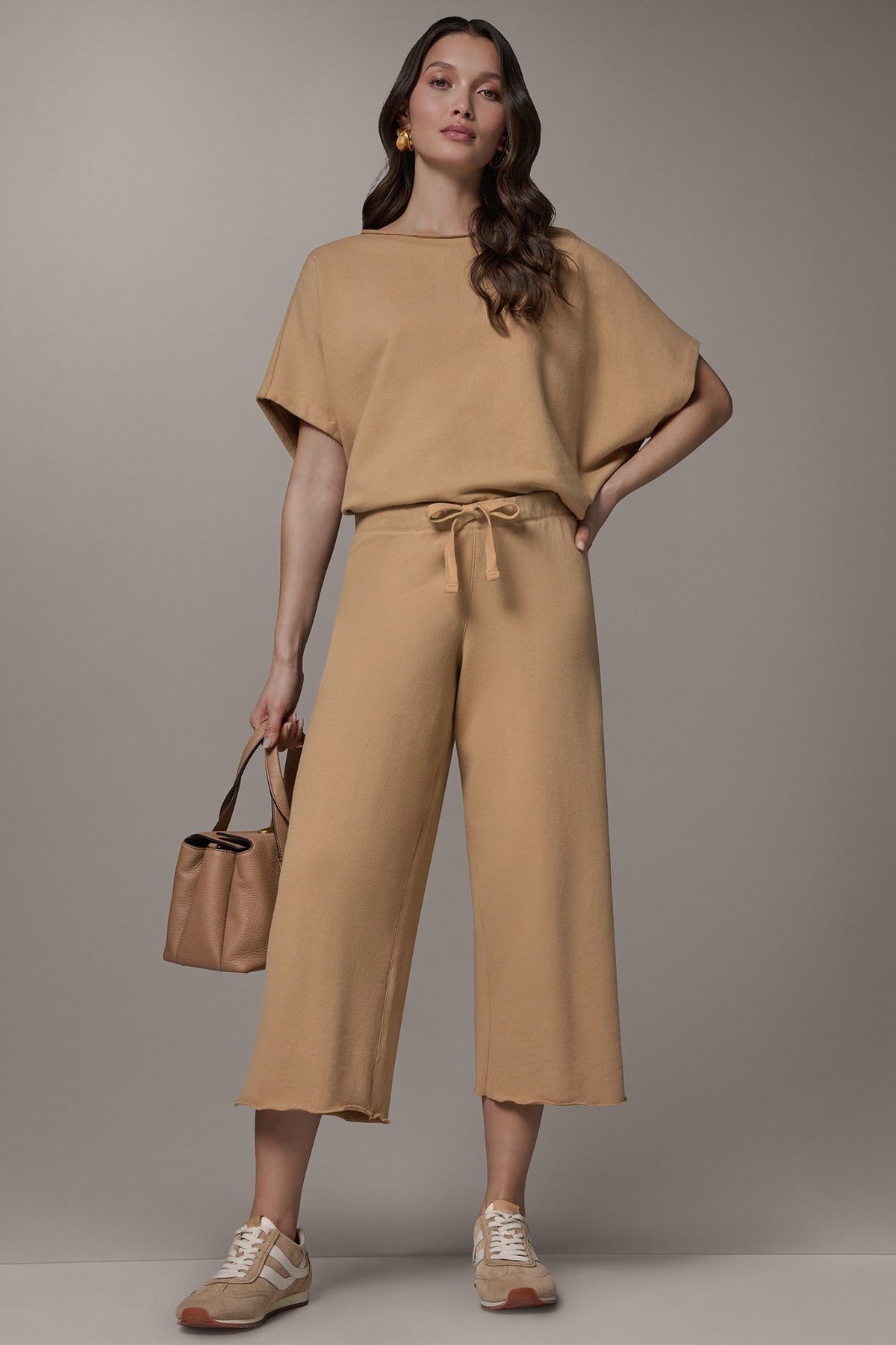 Donna Karan MID-RISE STRAIGHT-LEG CAPRI PANT