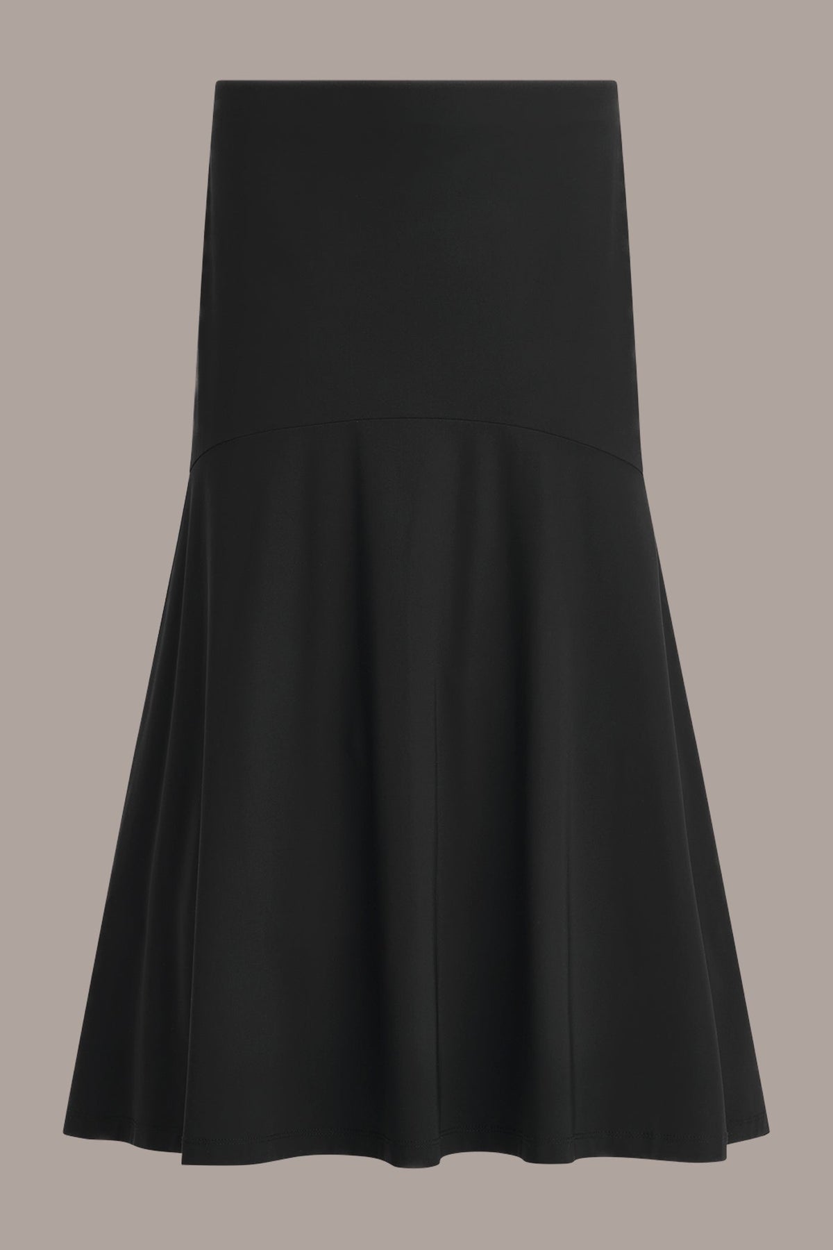 Donna Karan THE MODERN TRAVEL MIDI HI-LOW TRUMPET SKIRT