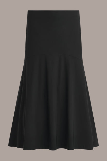 Donna Karan THE MODERN TRAVEL MIDI HI-LOW TRUMPET SKIRT