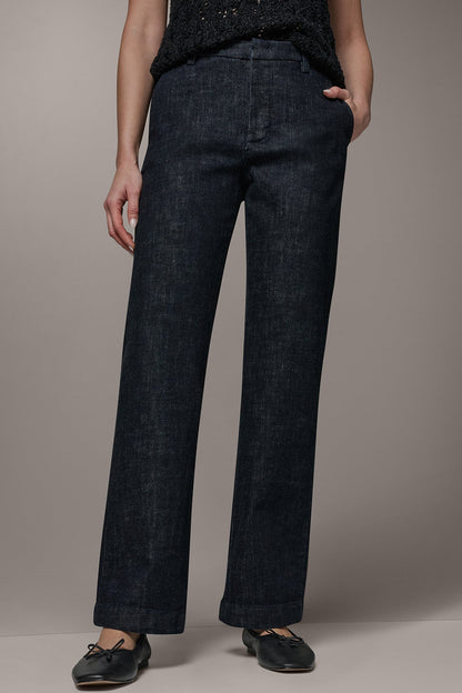 Donna Karan THE DONNA MID-RISE TROUSER JEAN