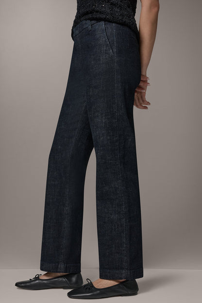 Donna Karan THE DONNA MID-RISE TROUSER JEAN
