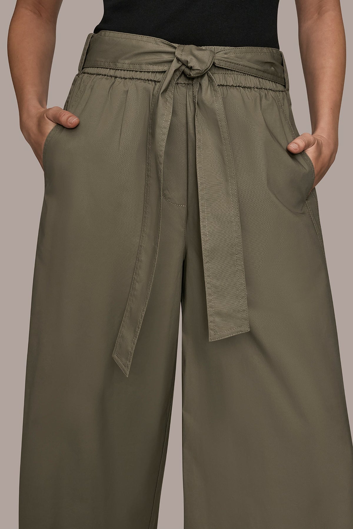 Donna Karan CROPPED MID-RISE PANT