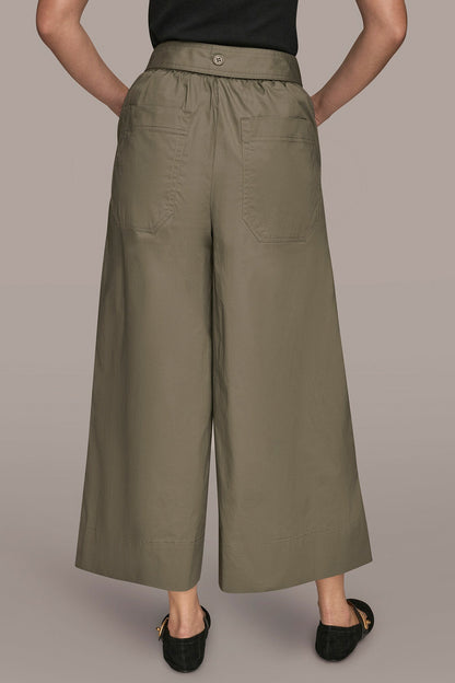 Donna Karan CROPPED MID-RISE PANT
