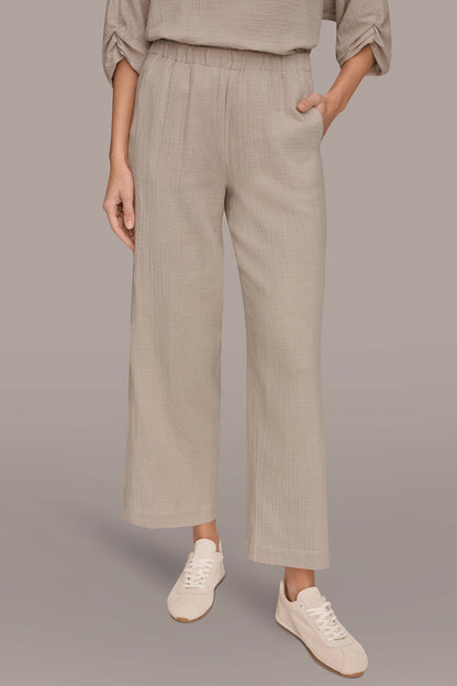 Donna Karan MID-RISE STRAIGHT-LEG PANT